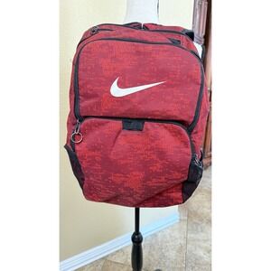 Nike Brasilia 9.5 training backpack red print